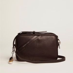 Golden Goose Womens star bag in black leather